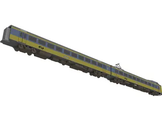 Dutch Train 3D Model