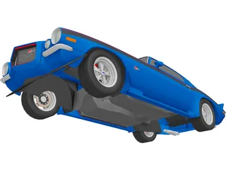 Chevrolet Camaro Z28 (1976) 3D Model