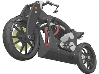 Confederate Wraith 3D Model