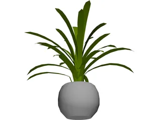 Plant in Pot 3D Model