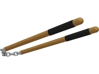 Nunchucks 3D Model