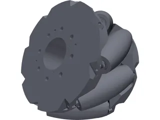Mecanum Wheels 3D Model