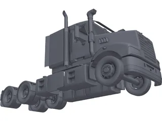 Mack Superliner 3D Model