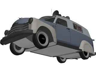 Chevrolet Panel Van (1951) 3D Model