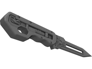 Shock Knife 3D Model