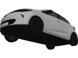 Renault Zoe (2012) 3D Model