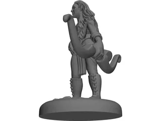 Aasimar Archer 3D Model