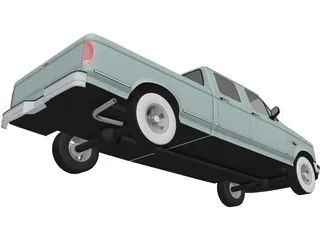 Ford F-150 Crew Cab (1996) 3D Model