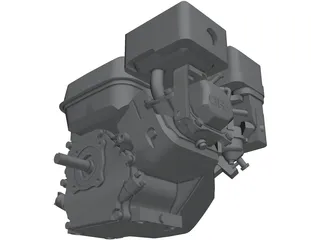 Honda GS200 Engine 3D Model