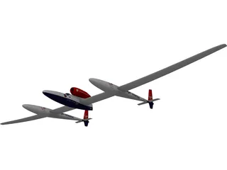 Virgin Atlantic GlobalFlyer 3D Model
