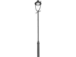 Street Lamp Edwardian 3D Model