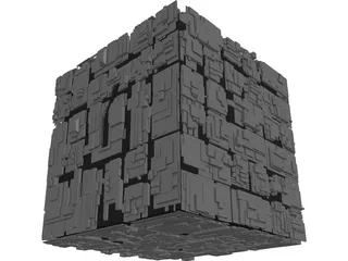 Borg Cube 3D Model