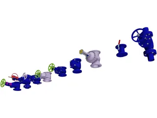 Valve Collection 3D Model