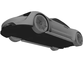 Porsche Mission E Concept (2015) 3D Model