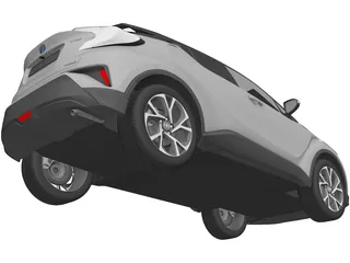 Toyota C-HR (2017) 3D Model