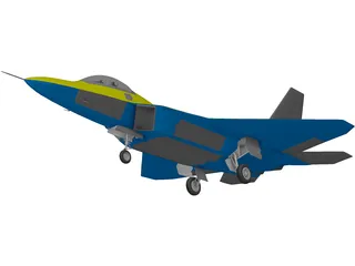 F/A-22 Raptor 3D Model
