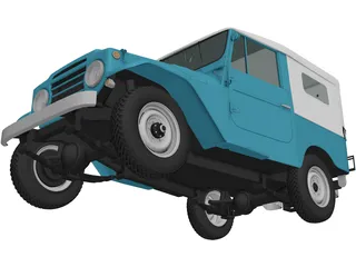 Toyota Land Cruiser [J20] (1958) 3D Model