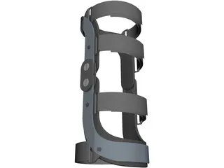 Human Knee Joint Brace 3D Model