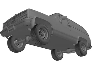 Chevrolet Blazer (1989) 3D Model