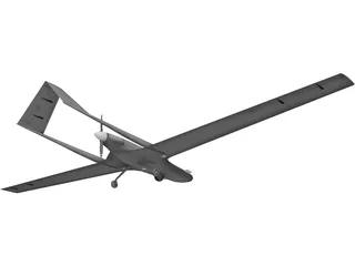 Bayraktar TB2 Tactical UAS 3D Model