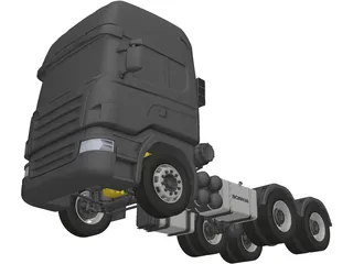 Scania 6x4 3D Model