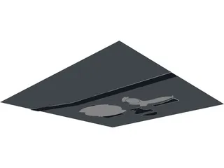 Office Future Concept 3D Model