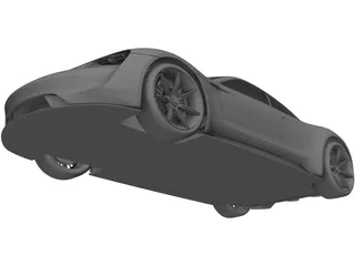 Porsche Mission E (2015) 3D Model