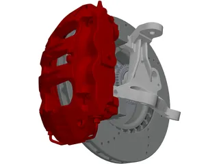 Mazda MX5 Miata Big Brake Conversion 3D Model