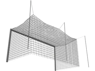 Soccer Goal 3D Model