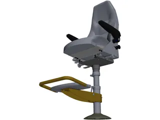 Command Ship Chair 3D Model