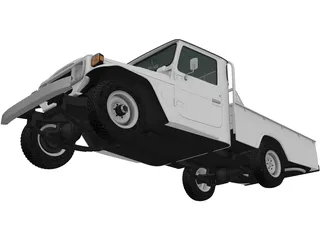 Toyota Land Cruiser Pickup (1979) 3D Model