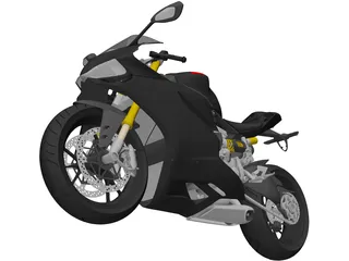 Ducati 1199 Panagale (2012) 3D Model