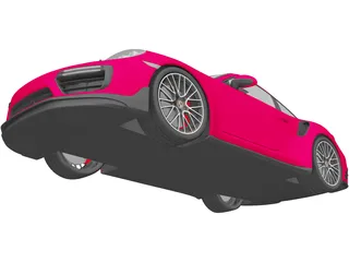 Porsche 911 Turbo S (2016) 3D Model