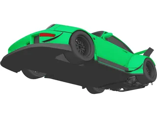 Porsche 911 RWB (1993) 3D Model