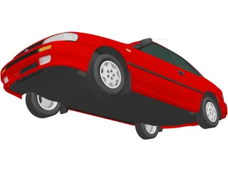 Subaru Impreza Coupe (1995) 3D Model