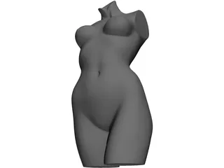 Woman Statue 3D Model