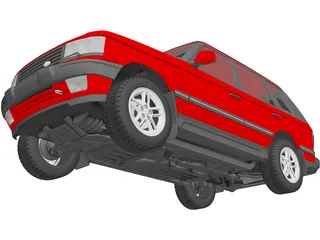 Range Rover II (1994) 3D Model