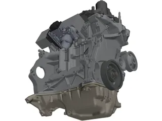 Honda Civic L15B7 Engine 3D Model