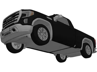 GMC Sierra Reg SLE 1500 (2020) 3D Model
