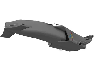 Race Car Body 3D Model