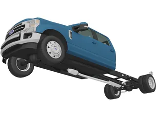 Ford F-550 Super Duty Crew Cab (2020) 3D Model