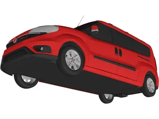 Fiat Doblo Maxi (2015) 3D Model