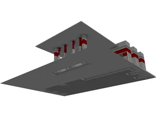 Gas Station 3D Model