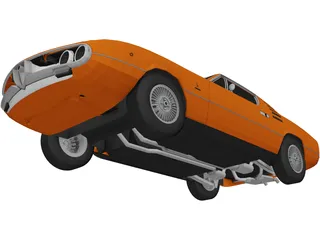 Alfa Romeo Montreal (1970) 3D Model