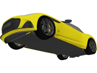 Aston Martin DBS Superleggera Volante (2020) 3D Model