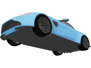 Aston Martin Vantage Roadster (2021) 3D Model