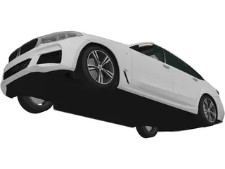 BMW 6-Series Gran Turismo M Sport (2017) 3D Model