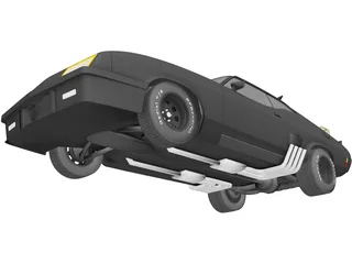Ford Falcon MadMax Interceptor (1973) 3D Model