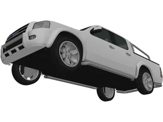 Ford Ranger DoubleCab (2003) 3D Model