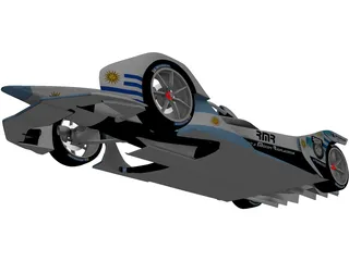 Formula E Gen2 3D Model